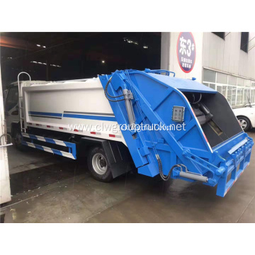 JAC 4x2 bin-lifter garbage compactor truck